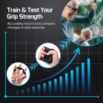 Hand Dynamometer Grip Strength Trainer – Grip Strength Tester Electron…