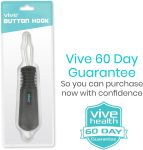 Vive Button Hook with Zipper Pull – Dressing Helper Assist Tool for Ar…