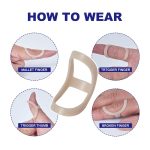 6 Pack Oval Finger Splints Waterproof Finger Splint for Arthritis, Tri…