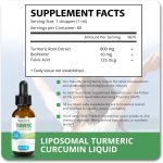 Turmeric Liquid Supplements – Turmeric Curcumin with Black Pepper Extr…