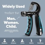 Grip Strength Trainer Kit (2 Pack), Forearm Strengthener, Hand Grip Gr…