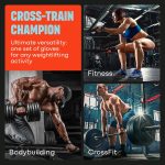 MAVA Open Gym Gloves for Men & Women; Padded Weight Lifting Gloves wit…