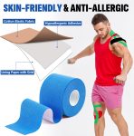 5 Rolls Kinesiology Tape, 5 Colors 2 inch x 16.4 Feet Waterproof Athle…