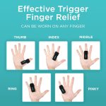 Vive Trigger Finger Splint Support Brace for Straightening Curved, Ben…