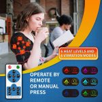 sticro Shoulder Heating Pad Massager for Pain Relief, Vibration Massag…