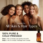 Gya Labs Organic Jojoba Oil for Hair & Skin – 100% Pure Natural Unrefi…