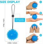 Hand Grip Strenthener – Squeeze Balls for Hand Therapy Set (5LB+10LB),…