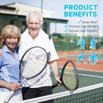 Hand Grip Strenthener – Squeeze Balls for Hand Therapy Set (5LB+10LB),…