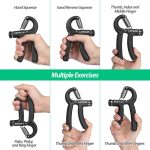 NIYIKOW Grip Strength Trainer, Hand Grip Strengthener, Adjustable Resi…