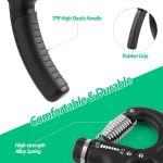 NIYIKOW Grip Strength Trainer, Hand Grip Strengthener, Adjustable Resi…