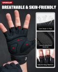VINSGUIR Weight Lifting Gloves with Wrist Support for Men and Women – …