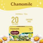 Celestial Seasonings Chamomile Herbal Tea, Caffeine Free, 20 Tea Bags …