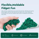 500+ Original Ferrite Putty Green, Fidget Toy Ferrite Stones for Stres…