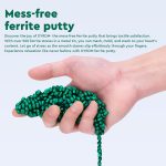 500+ Original Ferrite Putty Green, Fidget Toy Ferrite Stones for Stres…