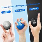 FitBeast Stress Balls for Adults, 6-Pack Hand Therapy Balls, Soft, Med…