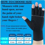 2 Pairs Arthritis Gloves for Pain Relief, Compression Gloves for Arthr…