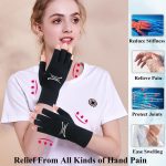 2 Pairs Arthritis Gloves for Pain Relief, Compression Gloves for Arthr…