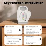 Electric Hand Massager,Cordless Massager with Heating,for Arthritis an…