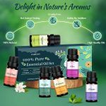Top 6 Natural Aromatherapy Oils Gift Set, Essential Oils for Diffusers…