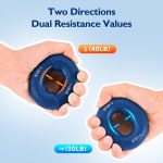 FitBeast Grip Strength Trainer, Finger Exerciser, Forearm Strengthener…