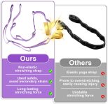 Guirnd 2 PCS Yoga Strap, Non-Elastic Stretching Strap for Women & Men,…