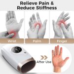 Hand Massager with Heat & Compression for Arthritis & Carpal Tunnel,FS…