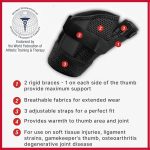 MUELLER Sports Medicine Adjust-to-Fit Thumb Brace, Spica Splint, Thumb…