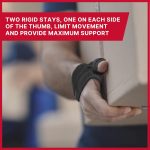 MUELLER Sports Medicine Adjust-to-Fit Thumb Brace, Spica Splint, Thumb…