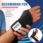 FEATOL 2 Pack Carpal Tunnel Wrist Brace For Work With Wrist Splint, 6….