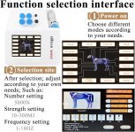 Adjustable Intensity Shockwave Therapy Machine, Touch Control 10-300MJ…