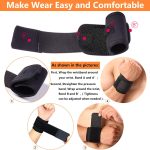 Wrist Brace, 2 PACK Wrist Wraps for Carpal Tunnel for women and men. W…
