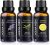 Pure Tea Tree, Lavender, Lemon Essential Oils – Top 3pc Oil Gift Set -…