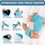 Comfytemp Wrist Ice Pack Wrap for Carpal Tunnel Relief, 2 Gel Packs, F…