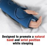 ACE Night Wrist Sleep Support, Adjustable, Blue, Helps Provide Relief …