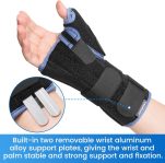 Velpeau Carpal Tunnel Wrist Brace with Thumb Stabilizer Night Support,…