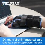 Velpeau Carpal Tunnel Wrist Brace with Thumb Stabilizer Night Support,…