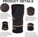 INDEEMAX Copper Wrist Compression Sleeve 1 Pair, Comfortable Hand Brac…