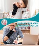 Wrist Brace with Thumb Support for Carpal Tunnel, Thumb Brace for De Q…