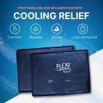 2 FlexiKold Gel Ice Packs (Standard Large: 10.5″ x 14.5″) – Reusable C…