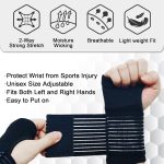 2 Pack Wrist Brace, Compression Wrist Support Splint for Women Men, Ad…