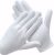 3 Pairs White Cotton Gloves for Dry Hands Eczema SPA Moisturizing – Wo…