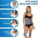 4Pack Castor Oil Pack for Knee, Neck and Abdomen, Reusable Compress Ca…