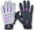 BIONIC Gloves Women’s Premium Full Finger Fitness Gloves, Gray/Purple …