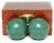 BRABUD 1.57″ Marble Green Baoding Balls Chinese Health Exercise Massag…
