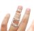 Boutonniere trigger Combination Silver Splint Ring