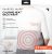 Calming Heat Back Wrap by Sharper Image- Electric Back Heating Pad wit…