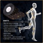 Care Science Waterproof Kinesiology Tape, 40 ct Precut Strips (2 Rolls…