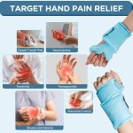 Comfytemp Wrist Ice Pack Wrap for Carpal Tunnel Relief, 2 Gel Packs, F…