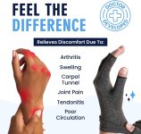 Dr. Frederick’s Original Arthritis Compression Gloves for Women & Men …