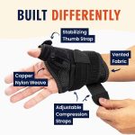 Dr. Frederick’s Original Reversible Copper Infused Wrist Thumb Brace -…